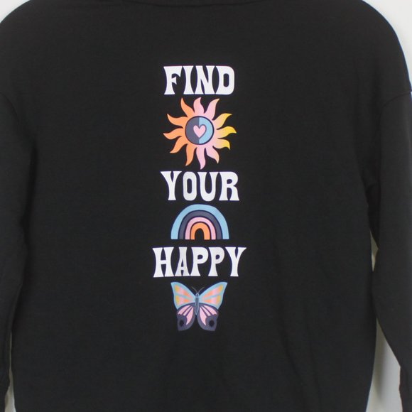 Old Navy Small 'Find Your Happy' Graphic Pullover Sweater - Picture 7 of 8